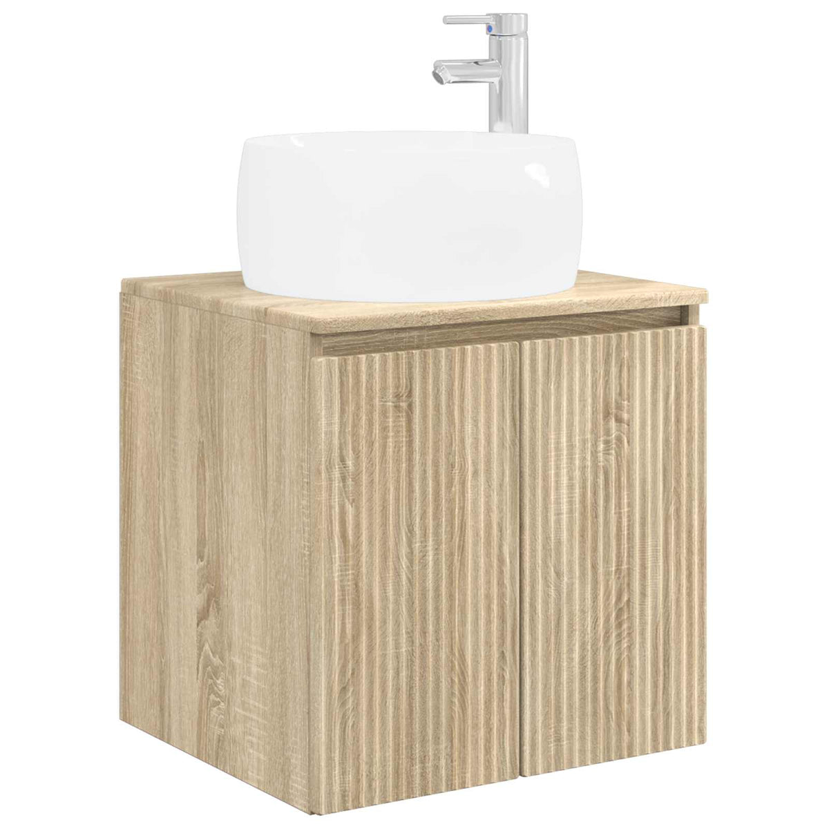 vidaXL Bathroom Cabinet Set 3 pcs Sonoma Oak 49.5 x 44.5 x 66 cm 5