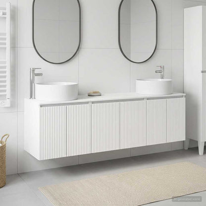 vidaXL Bathroom Cabinet Set 3 pcs 161.5 x 44.5 x 80 cm