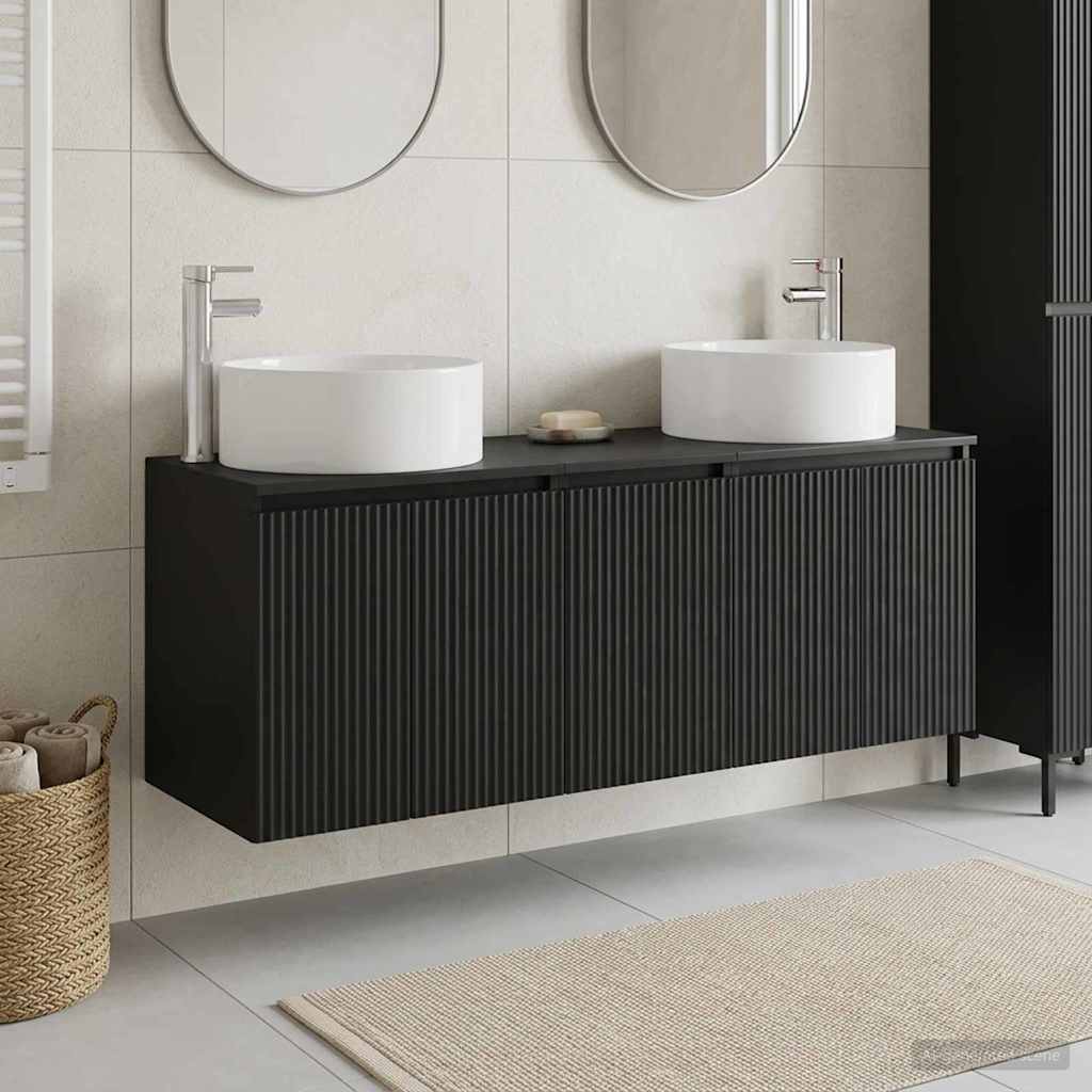 vidaXL Bathroom Cabinet Set 3 pcs 161.5 x 44.5 x 80 cm