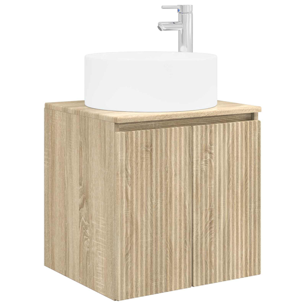 vidaXL Bathroom Cabinet Set 3 pcs Sonoma Oak 49.5 x 44.5 x 65.5 cm 5