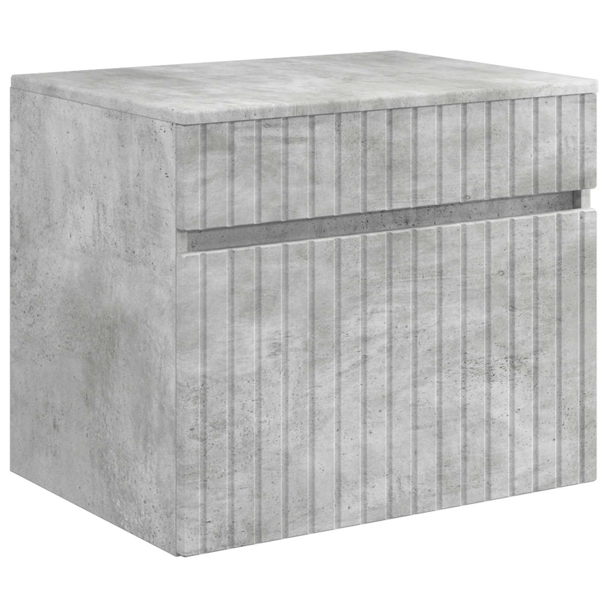 vidaXL Bathroom Cabinet Set 3 pcs Concrete Grey 49 x 44.5 x 65 cm 5