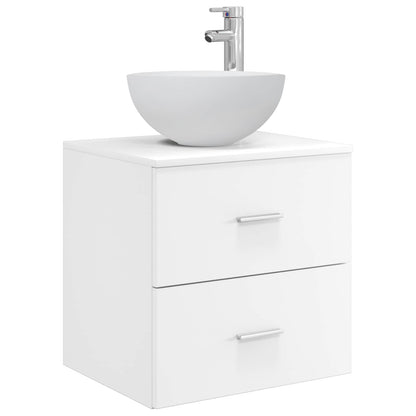 vidaXL Bathroom Cabinet Set 3 pcs White 129 x 35 x 80 cm 5