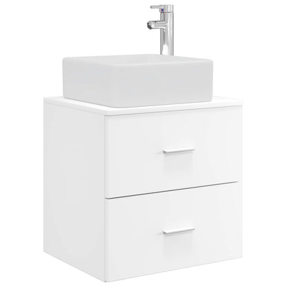 vidaXL Bathroom Cabinet Set 3 pcs White 129 x 41 x 80 cm 5