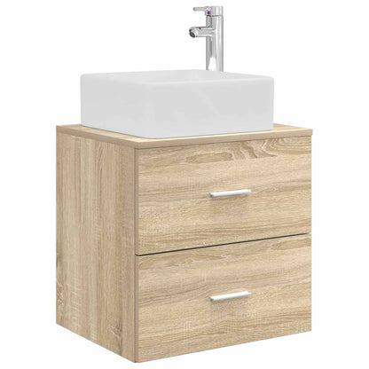 vidaXL Bathroom Cabinet Set 3 pcs Sonoma Oak 129 x 41 x 80 cm 5
