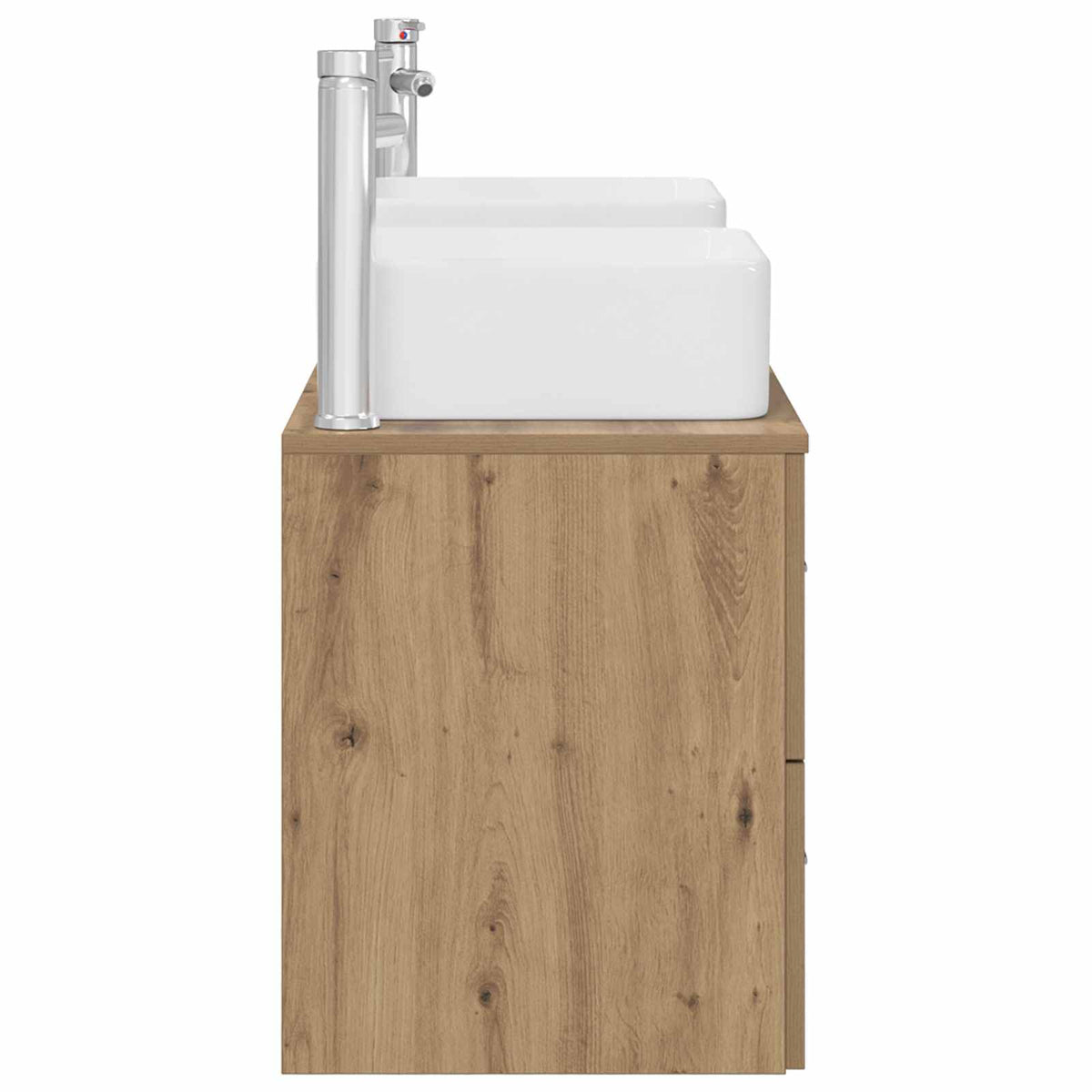 vidaXL Bathroom Cabinet Set 3 pcs Artisan Oak 129 x 41 x 80 cm 6