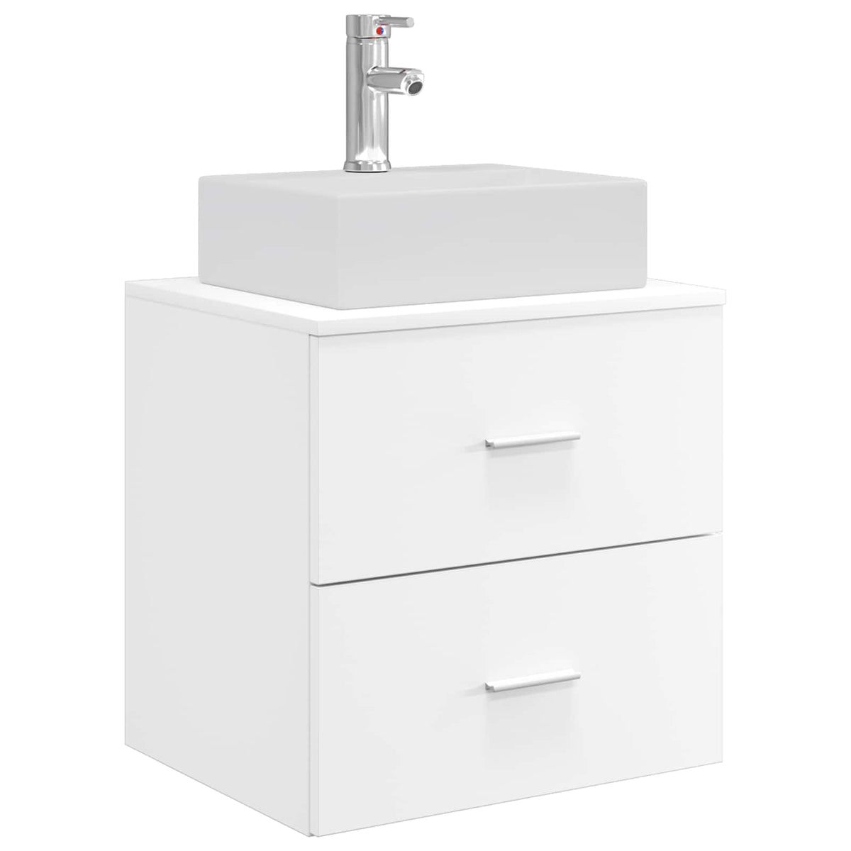 vidaXL Bathroom Cabinet Set 3 pcs White 129 x 41 x 79.5 cm 5