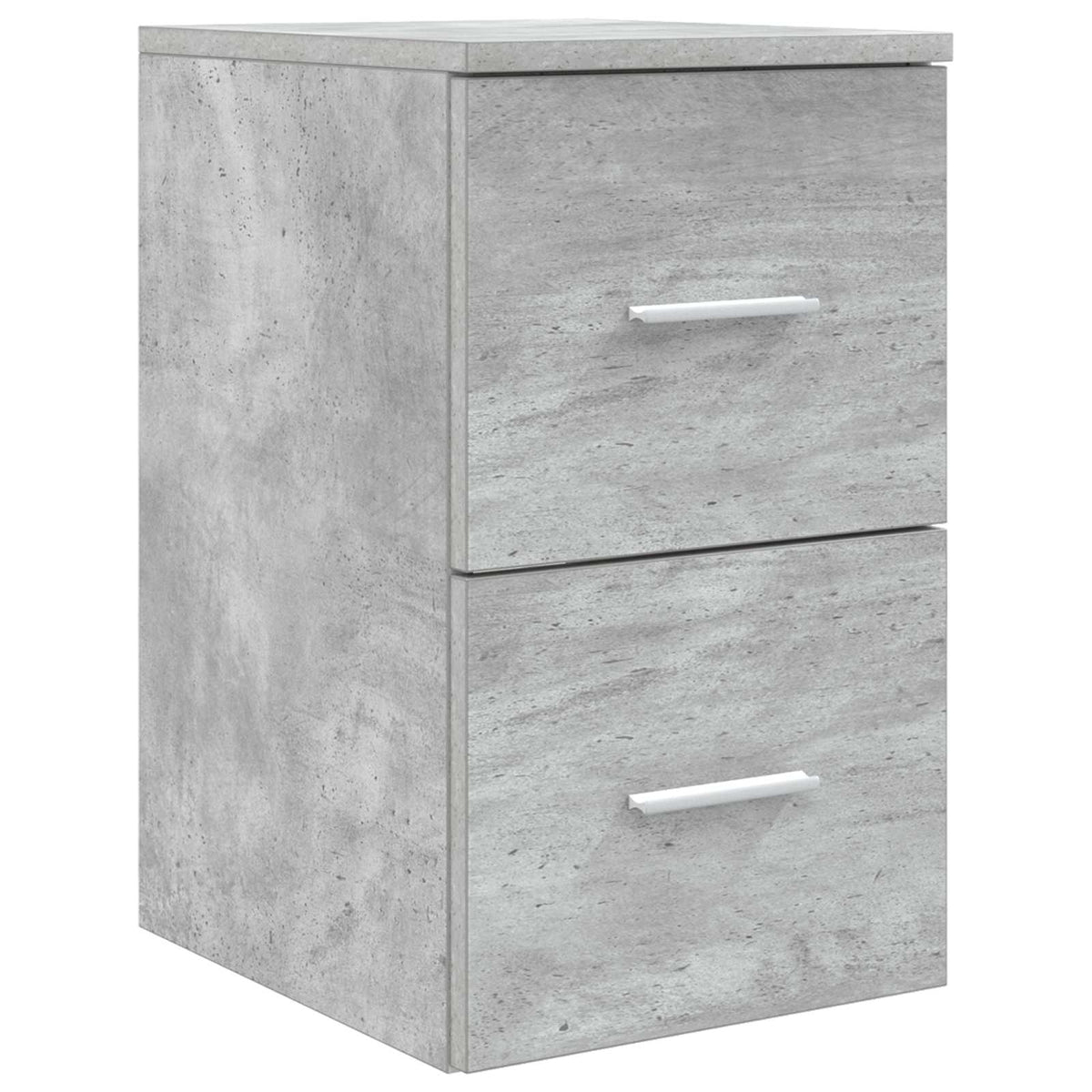 vidaXL Bathroom Cabinet Set 3 pcs Concrete Grey 129 x 41 x 79.5 cm 5