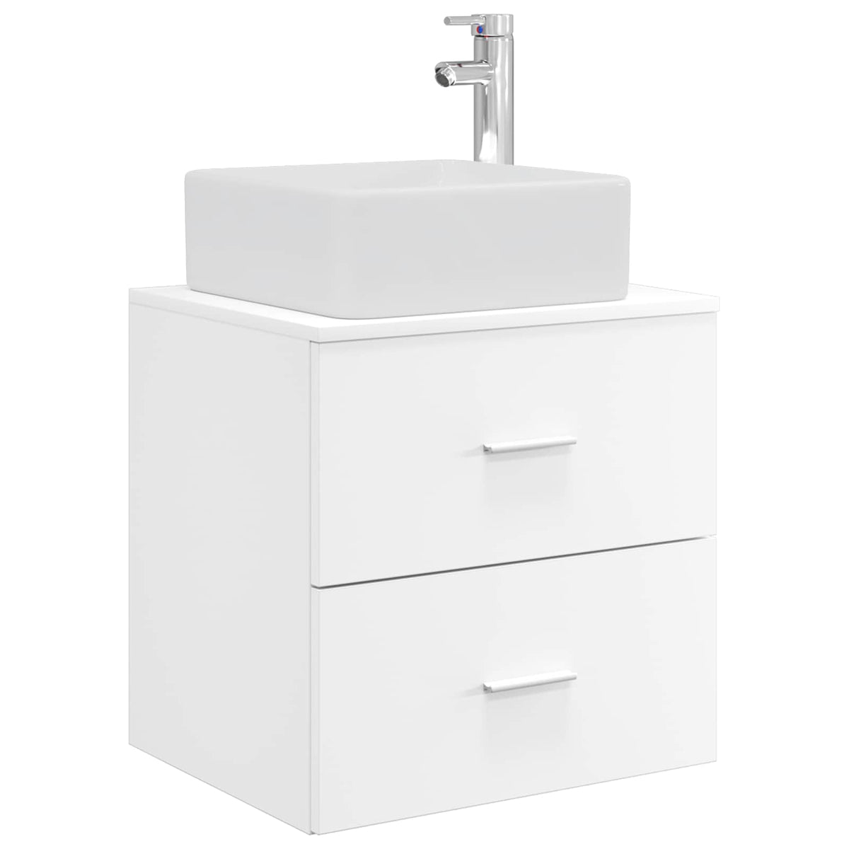 vidaXL Bathroom Cabinet Set 3 pcs White 136 x 35 x 80 cm 4