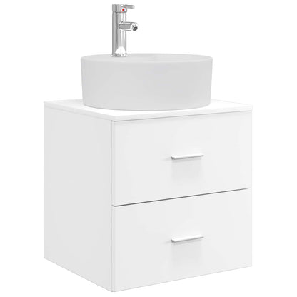 vidaXL Bathroom Cabinet Set 3 pcs White 161.5 x 44.5 x 82 cm 4