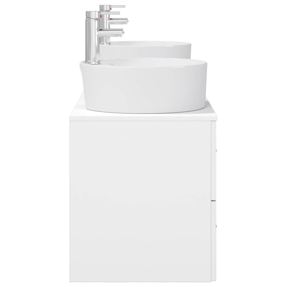 vidaXL Bathroom Cabinet Set 3 pcs White 161.5 x 44.5 x 82 cm 6