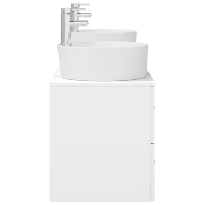 vidaXL Bathroom Cabinet Set 3 pcs White 161.5 x 44.5 x 82 cm 6