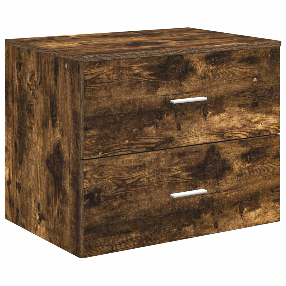 vidaXL Bathroom Cabinet Set 3 pcs Smoked Oak 161.5 x 44.5 x 82 cm 5
