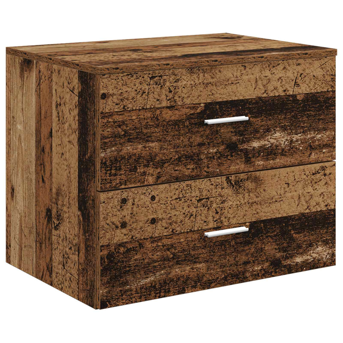 vidaXL Bathroom Cabinet Set 3 pcs Old Wood 161.5 x 44.5 x 82 cm 5