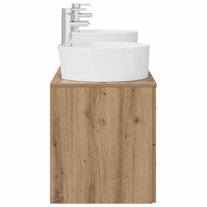 vidaXL Bathroom Cabinet Set 3 pcs Artisan Oak 161.5 x 44.5 x 82 cm 6
