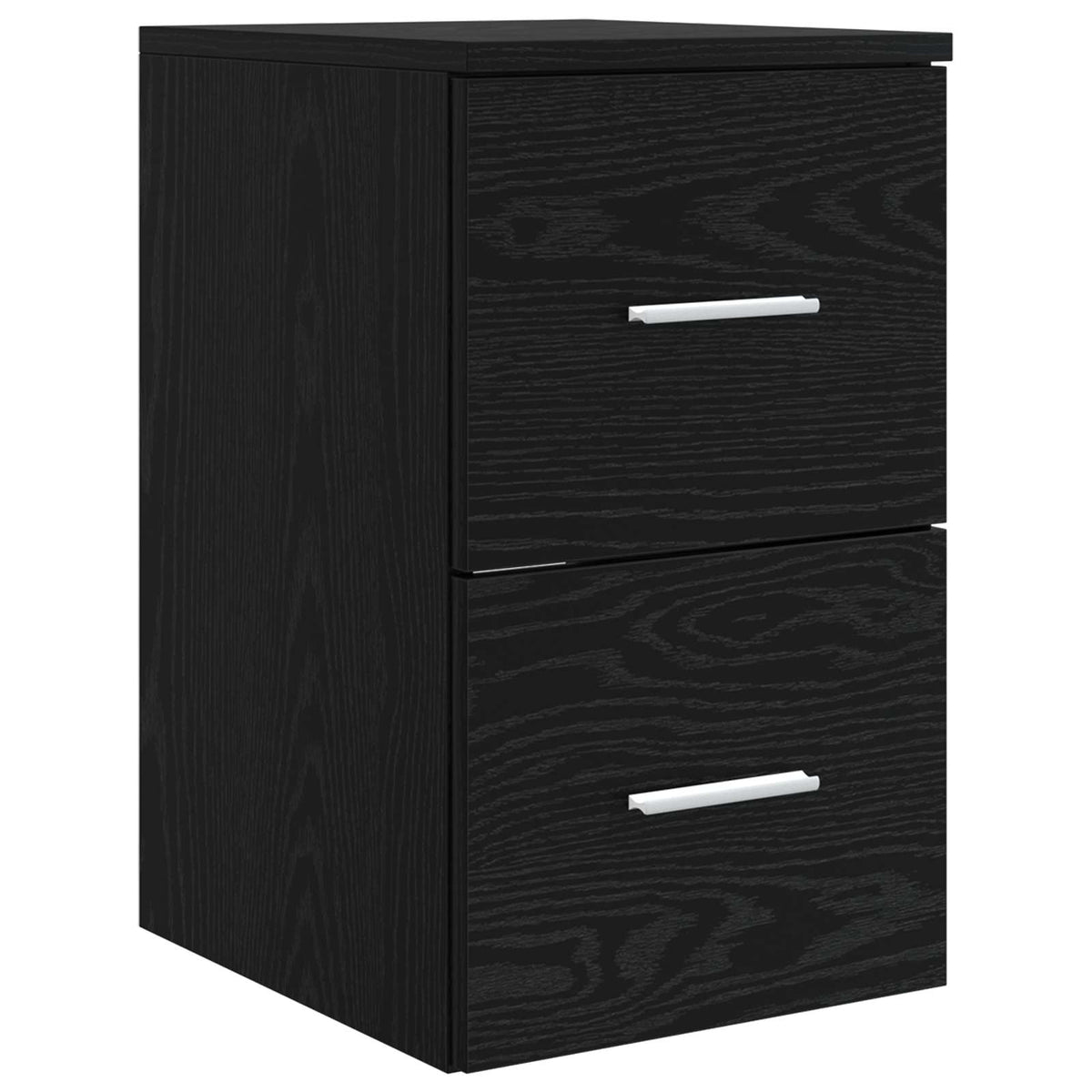 vidaXL Bathroom Furniture Set 3 pcs Black 129 x 44.5 x 80 cm 5