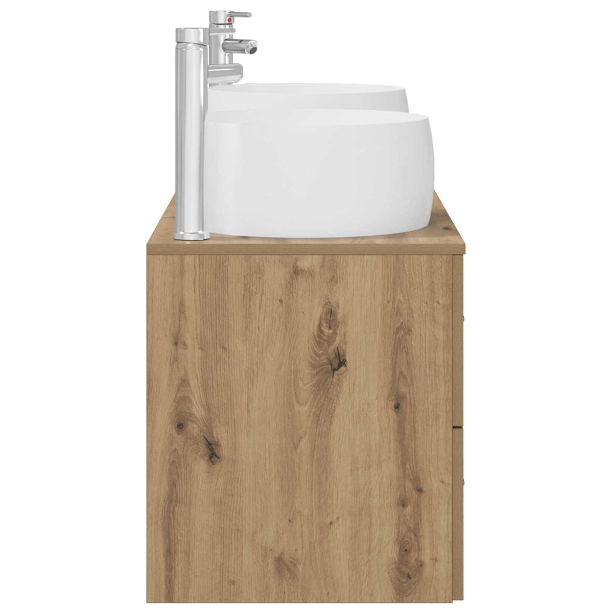 vidaXL Bathroom Furniture Set 3 pcs Artisan Oak 49.5 x 44.5 x 66 cm 6