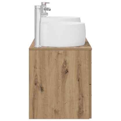 vidaXL Bathroom Furniture Set 3 pcs Artisan Oak 49.5 x 44.5 x 66 cm 6
