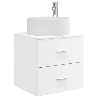 vidaXL Bathroom Furniture Set 3 pcs White 129 x 44.5 x 80 cm 5