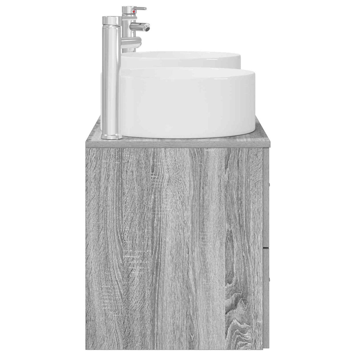vidaXL Bathroom Furniture Set 3 pcs Grey Sonoma 49.5 x 44.5 x 65.5 cm 6