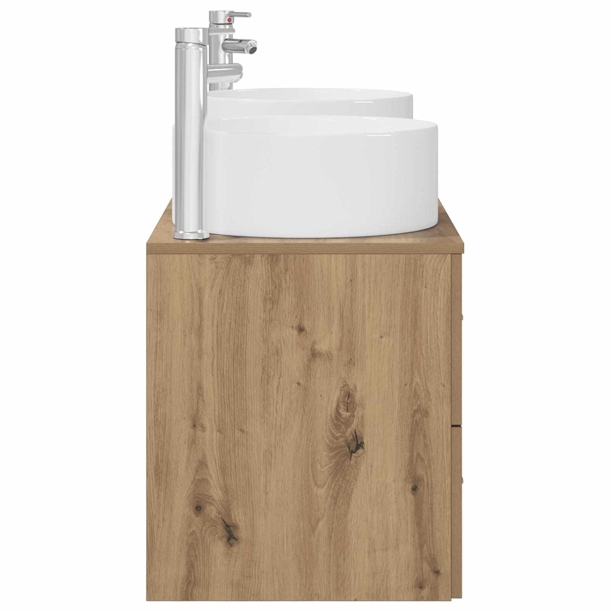 vidaXL Bathroom Furniture Set 3 pcs Artisan Oak 49.5 x 44.5 x 65.5 cm 6