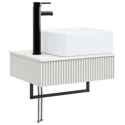 vidaXL Bathroom Furniture Set 3 pcs White 33 x 34.5 x 160 cm 4