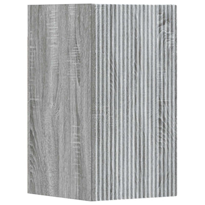 vidaXL Bathroom Furniture Set 3 pcs Grey Sonoma 33 x 34.5 x 160 cm 5