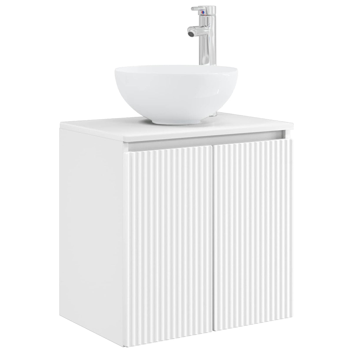 vidaXL Bathroom Furniture Set 3 pcs White 33 x 34.5 x 160 cm 4
