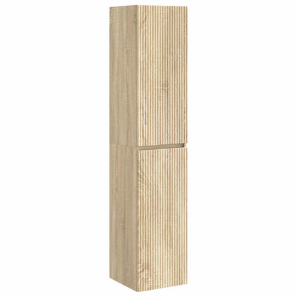 vidaXL Bathroom Furniture Set 3 pcs Sonoma Oak 33 x 34.5 x 160 cm 6