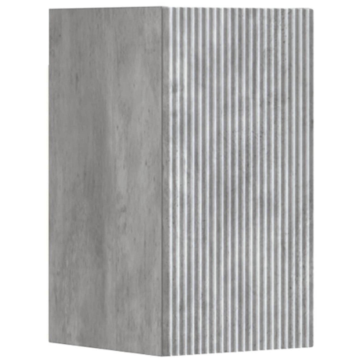 vidaXL Bathroom Furniture Set 3 pcs Concrete Grey 33 x 34.5 x 160 cm 5