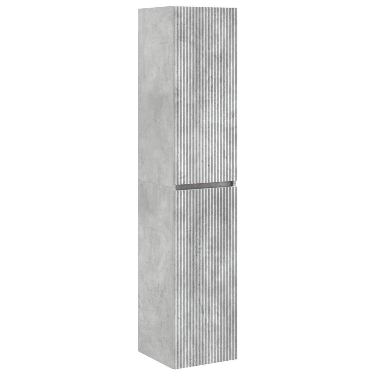 vidaXL Bathroom Furniture Set 3 pcs Concrete Grey 33 x 34.5 x 160 cm 6