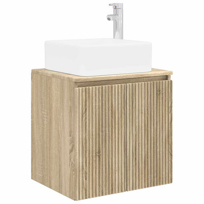 vidaXL Bathroom Furniture Set 3 pcs Sonoma Oak 33 x 34.5 x 160 cm 4