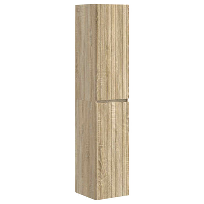 vidaXL Bathroom Furniture Set 3 pcs Sonoma Oak 33 x 34.5 x 160 cm 6