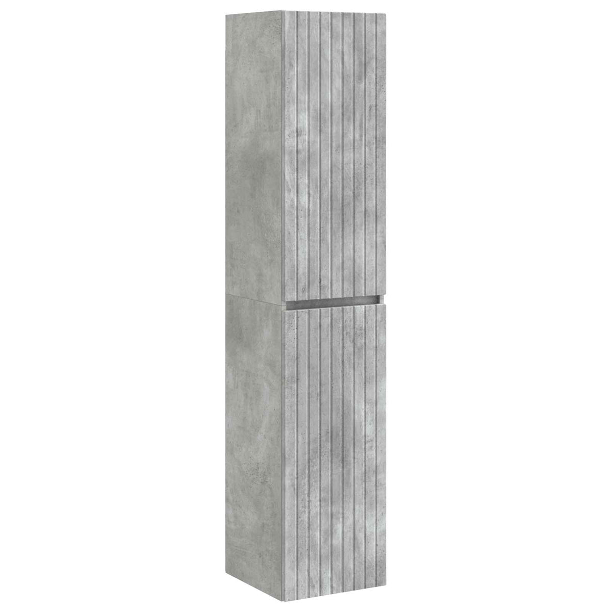 vidaXL Bathroom Furniture Set 3 pcs Concrete Grey 33 x 34.5 x 160 cm 6