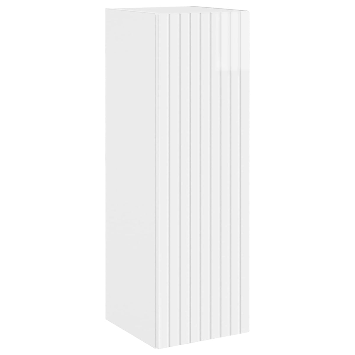 vidaXL Bathroom Furniture Set 3 pcs High Gloss White 4