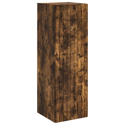 vidaXL Bathroom Furniture Set 3 pcs Smoked Oak 33 x 34.5 x 160 cm 4
