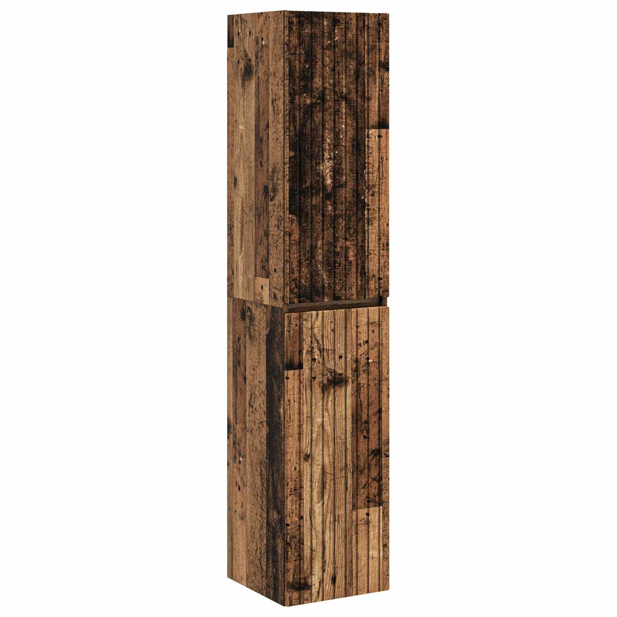vidaXL Bathroom Furniture Set 3 pcs Old Wood 33 x 34.5 x 160 cm 6