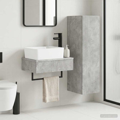 vidaXL Bathroom Cabinet Set 2 pcs 33 x 34.5 x 100 cm