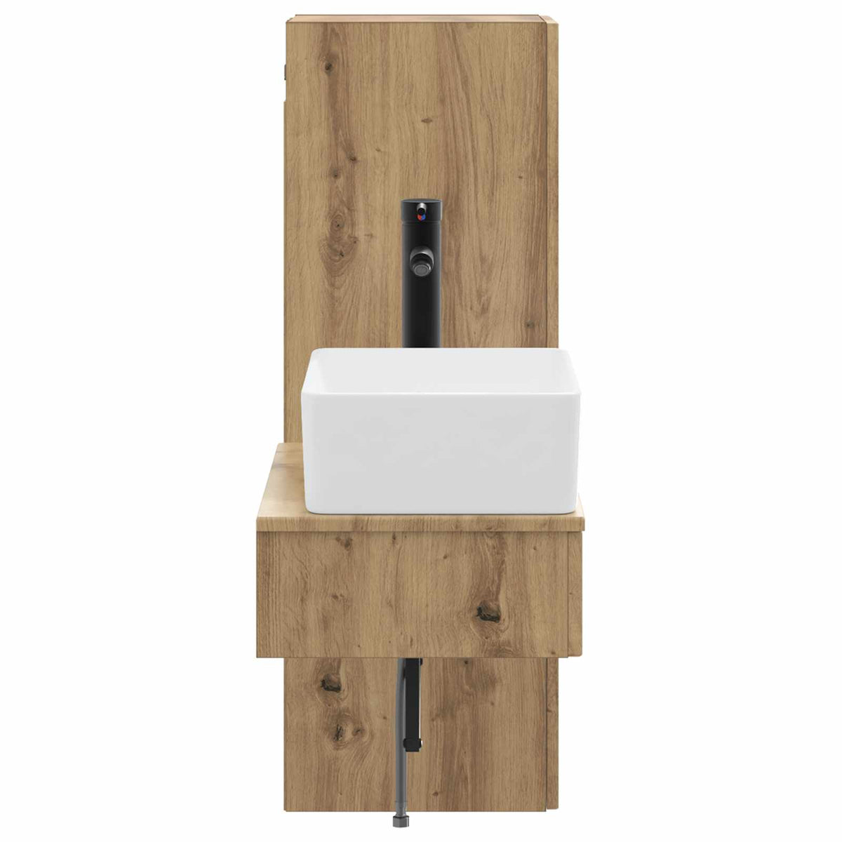 vidaXL Bathroom Furniture Set 2 pcs Artisan Oak 33 x 34.5 x 100 cm 4