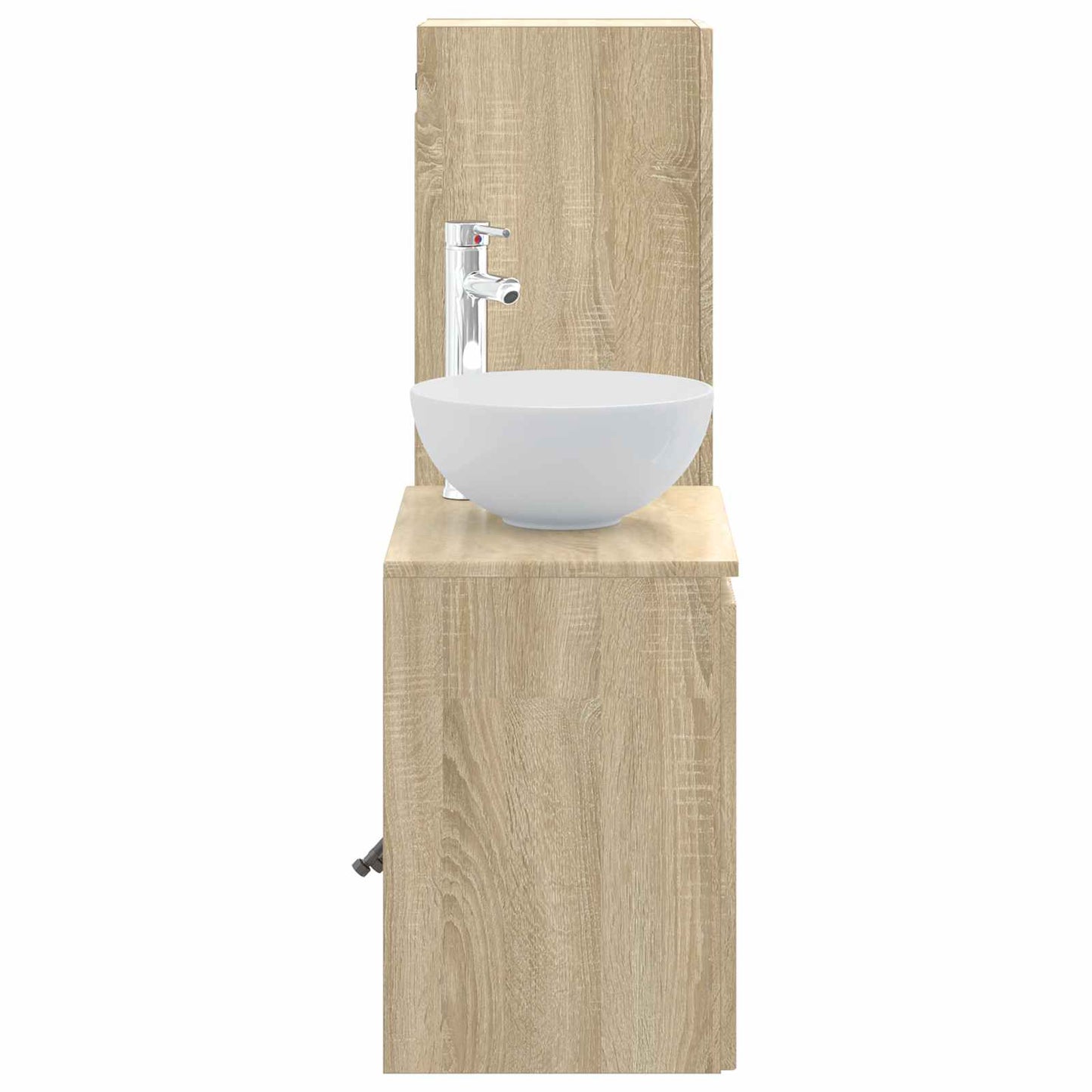 vidaXL Bathroom Furniture Set 2 pcs Sonoma Oak 33 x 34.5 x 100 cm 4