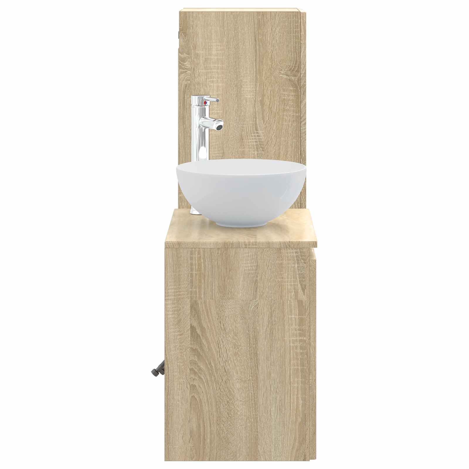 vidaXL Bathroom Furniture Set 2 pcs Sonoma Oak 33 x 34.5 x 100 cm 4