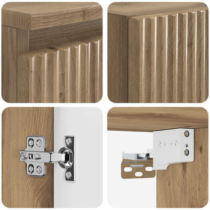 vidaXL Bathroom Furniture Set 2 pcs Artisan Oak 33 x 34.5 x 100 cm 6