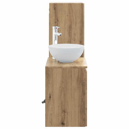 vidaXL Bathroom Furniture Set 2 pcs Artisan Oak 33 x 34.5 x 100 cm 4