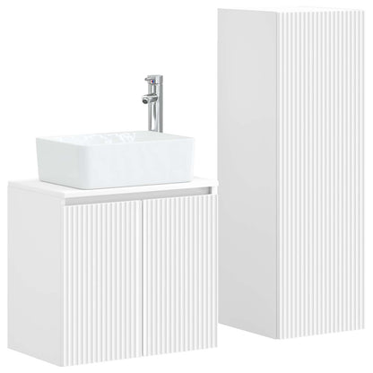 vidaXL Bathroom Furniture Set 2 pcs White 33 x 34.5 x 100 cm 2