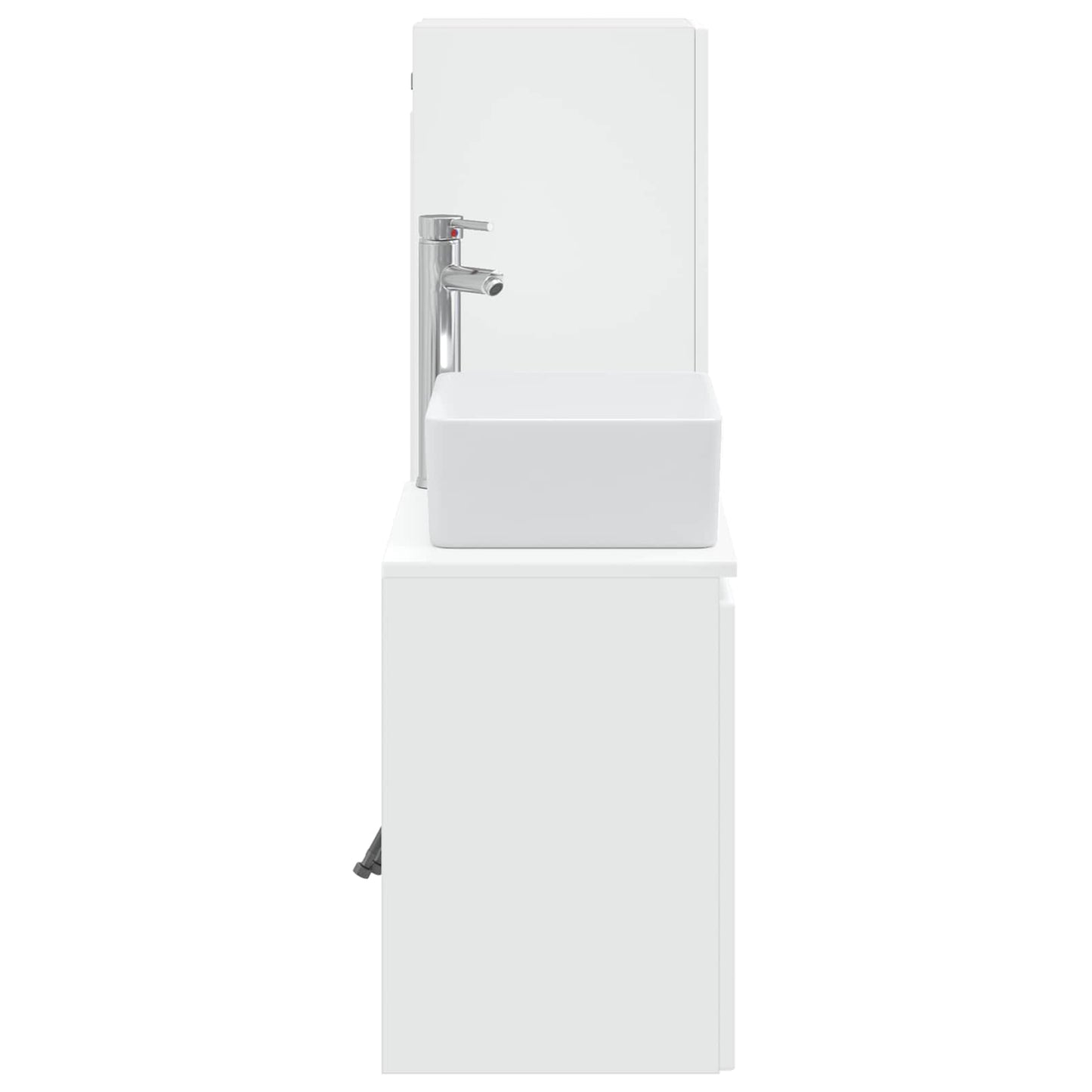 vidaXL Bathroom Furniture Set 2 pcs White 33 x 34.5 x 100 cm 4