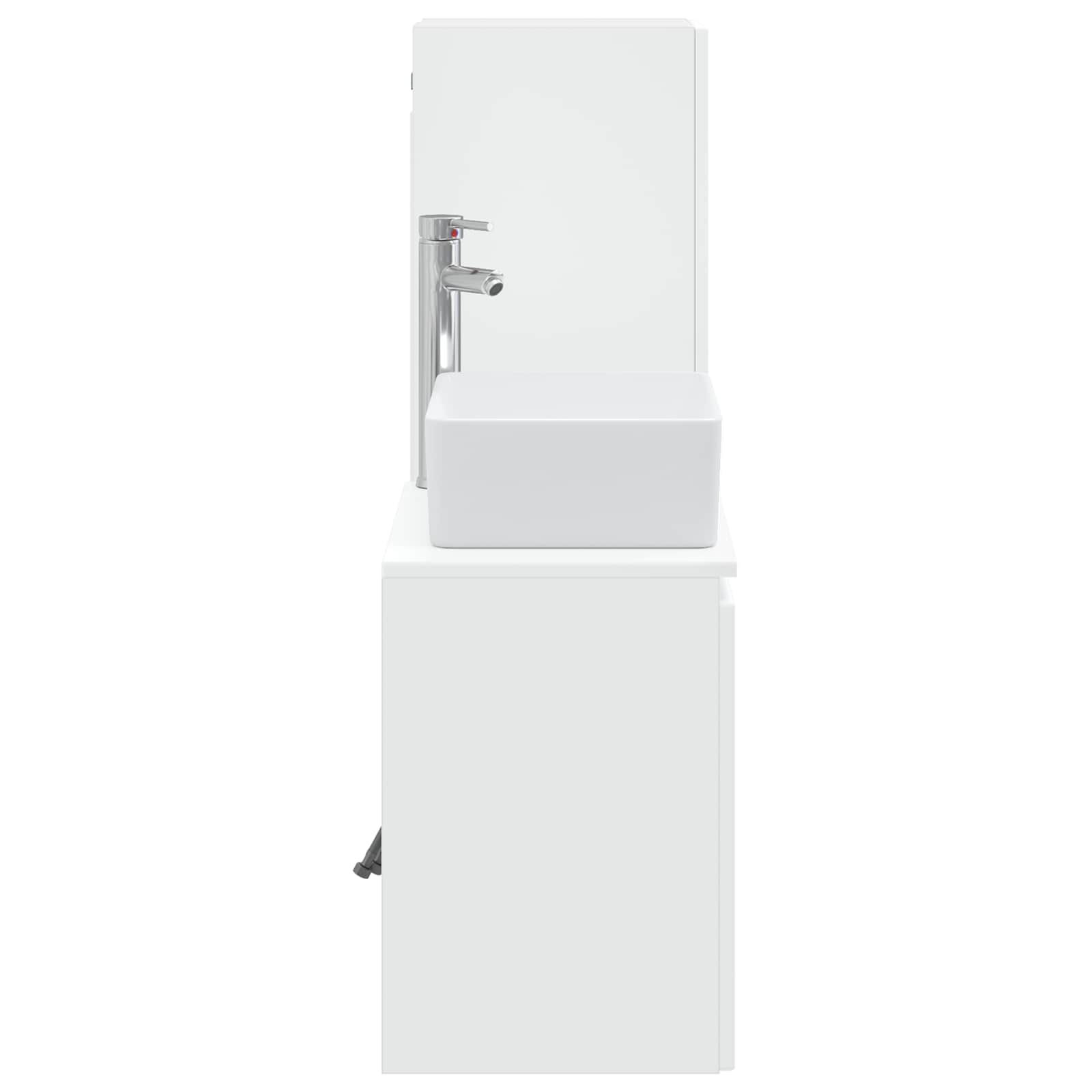 vidaXL Bathroom Furniture Set 2 pcs White 33 x 34.5 x 100 cm 4