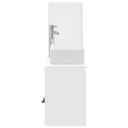 vidaXL Bathroom Furniture Set 2 pcs White 33 x 34.5 x 100 cm 4