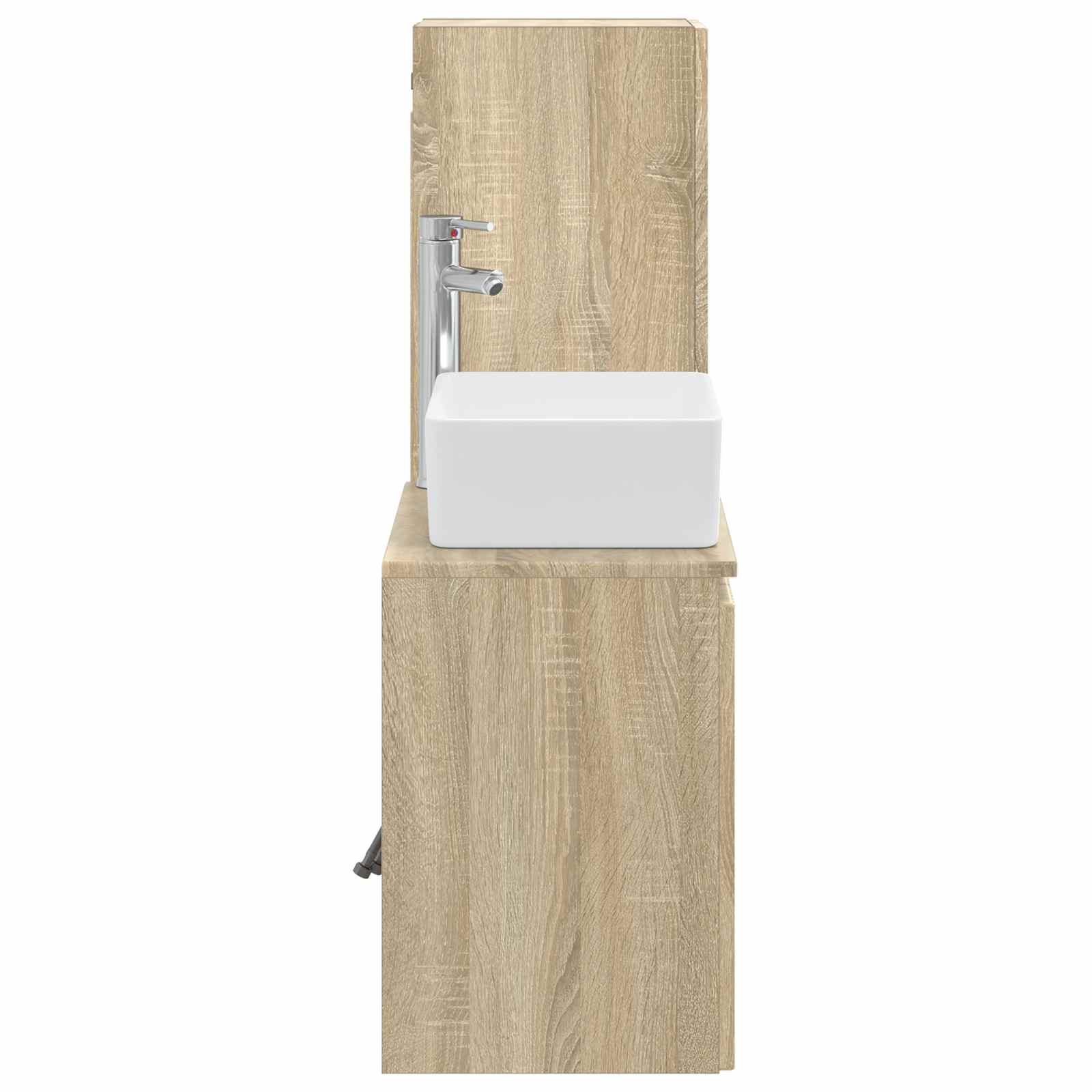 vidaXL Bathroom Furniture Set 2 pcs Sonoma Oak 33 x 34.5 x 100 cm 4