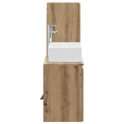 vidaXL Bathroom Furniture Set 2 pcs Artisan Oak 33 x 34.5 x 100 cm 4