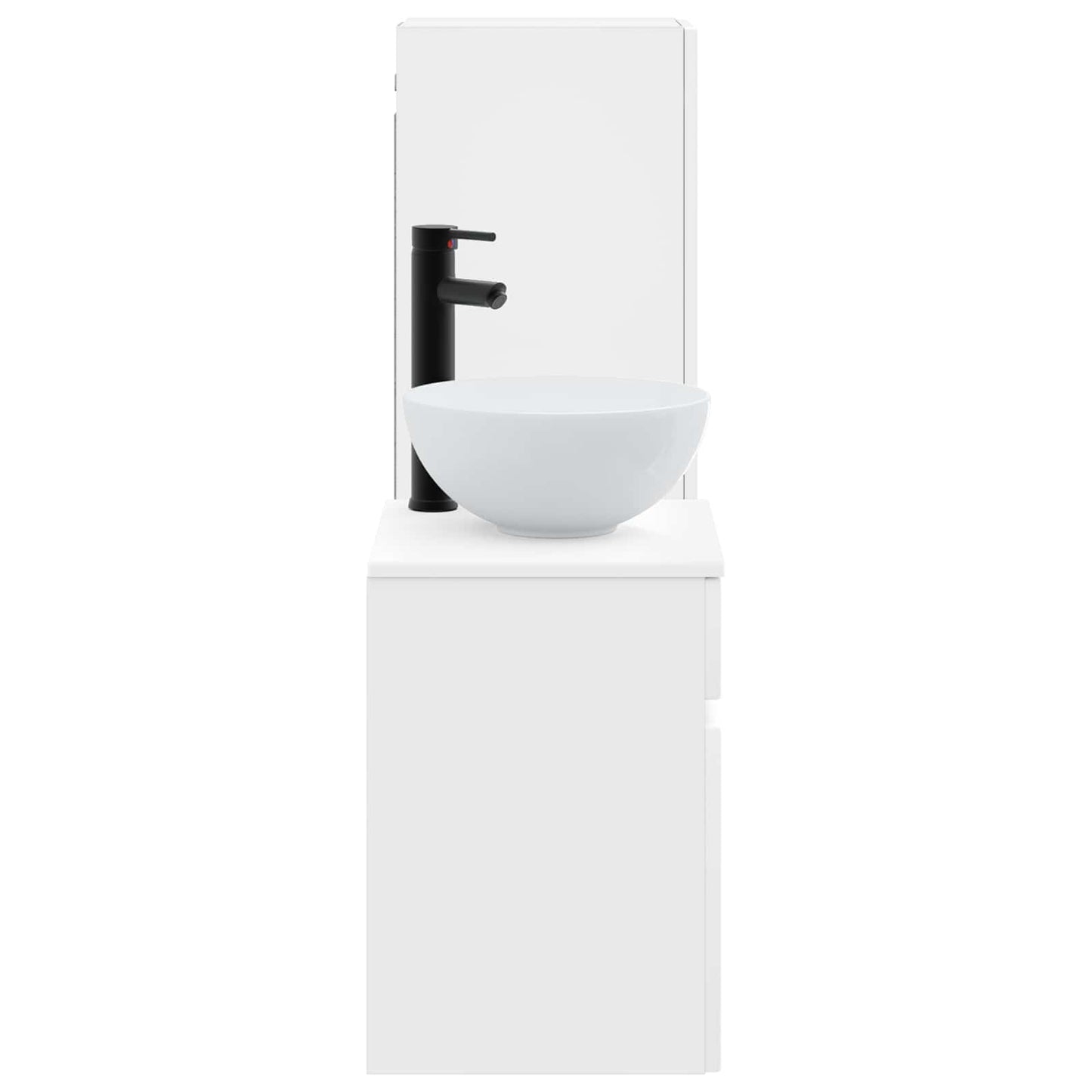 vidaXL Bathroom Furniture Set 2 pcs White 33 x 34.5 x 100 cm 4