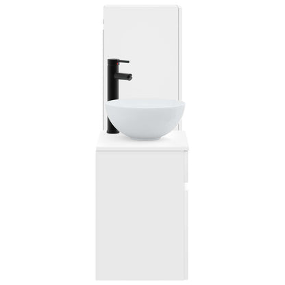 vidaXL Bathroom Furniture Set 2 pcs White 33 x 34.5 x 100 cm 4